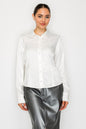 Blusa de Satín Manga Larga color Blanco hueso - HMT57339