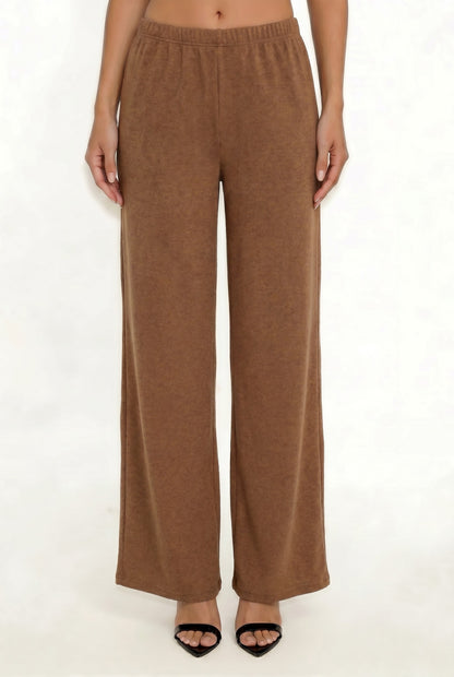 Pantalón de Punto color Chocolate - HMP41091