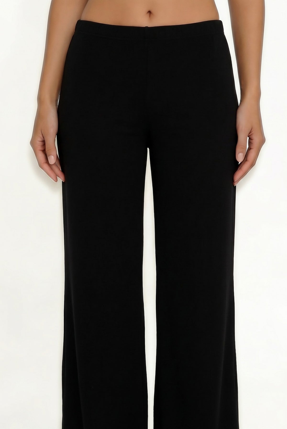 Pantalón de Punto color Negro - HMP41091 - vista 3