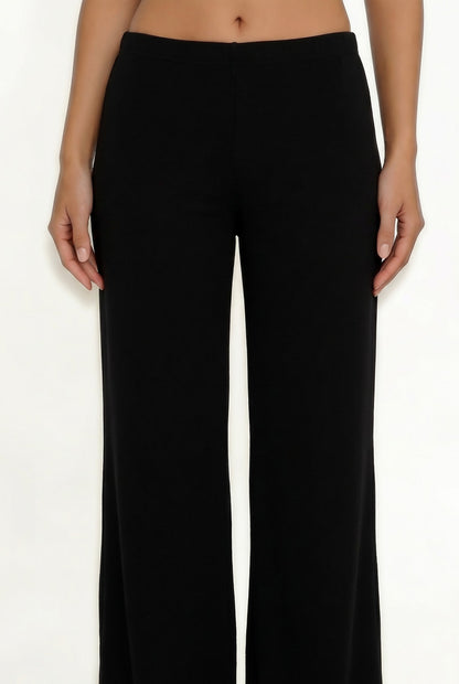 Pantalón de Punto color Negro - HMP41091 - vista 3
